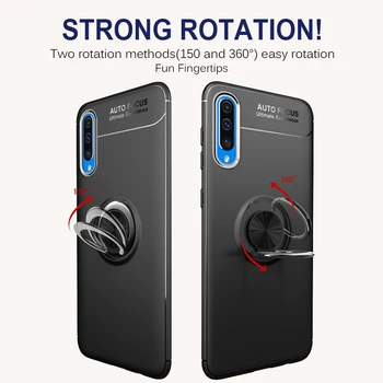3-i-1 Telefon Tilfældet + Kamera Glas til Ære 9X Hauwei Ære 9Lite Magnetisk Ring, Silicone Cover til Honor9 9X Pro Huawei Honor-9X
