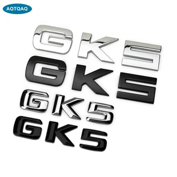 1stk 3D Metal GK5 Bil Side Fender Bageste Bagagerummet Logo Badge Mærkat Decals til at Passe,bil tilbehør, dekorationer klistermærker