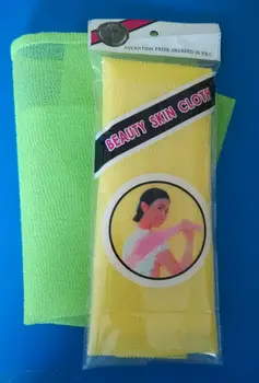 Surelife 10stk/masse Nylon Japansk Eksfolierende Skønhed Huden Badekar med Bruser Vask Klud Håndklæde Tilbage Krat Multi Farver