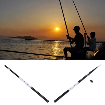 Fiskestang 3.6-7.2 m Pole Glasfiber Ultra Light Teleskopisk Karper Offentlig Bekæmpelse