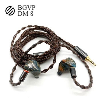 BGVP DM8 Knowles statens serum institut Afbalanceret 8BA Hybrid I EarI Overvåge, Musik, Hifi Headset Aftagelig Lyd Mmcx Kabel-Hovedtelefon Hovedtelefoner