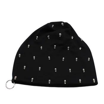 Miaoxi Nye Mode, Mænd, Kvinder Unisex Casual Hat, Med Dødningehoved Hoop Mærke Caps Vinter Varme Huer Tyk Voksne Hip Hop Bonnet Hatte