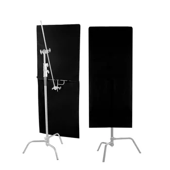 Selens 75x90cm Rustfrit Flag Panel Klud Til Fotografia Acessorios Kamera, Video Studio Black
