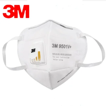3M Oprindelige Respirator ansigtsmasker Anti haze PM2.5 aktive kulfilter Hoved monteret Sikkerhed maske til Voksen størrelse