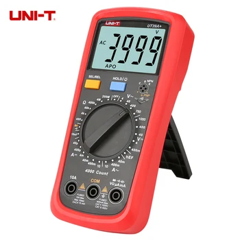 ENHED ENHED Digital Multimeter Manuel Vifte UT39A+ UT39C+ AC DC Voltmeter Ohmmeter Kapacitans Frekvens NCV Temperatur Tester