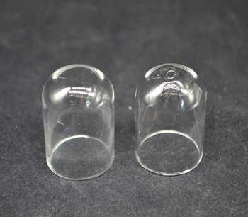 10piece hule glas Lige rør glas hætteglas vedhæng DIY pære vase smykker resultater glas medaljon vise håndværk gave