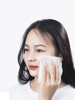 Deyo Engangs Rengøring Fortykket Væv Bomuld Vask Håndklæde Make-up Fjerner Makeup Remover Wipes Tør og Våd Hudpleje