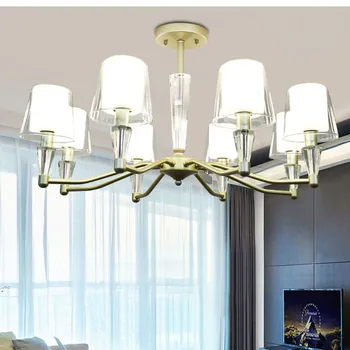 LED Loft Lysekrone Moderne Chrome Lampe Luksus til Stue, soveværelse 110v-220v Lysekrone Lampe Gratis Fragt