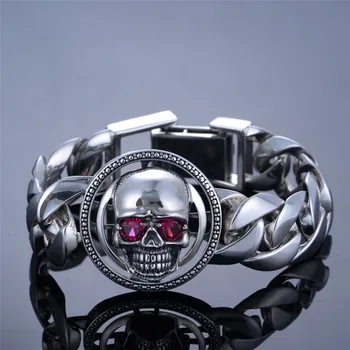 GW Mode Smykker, Mand Smykker af Høj Kvalitet Sølv Armbånd Gave Til Kæreste Eller Mand YLTH40