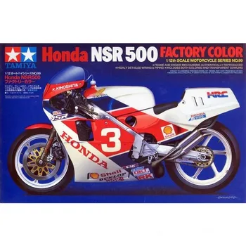 Tamiya 14099 1/12 Scale HRC Honda NSR500 1986 Motorcykel Køretøj Vise Collectible Toy Plast Assembly Building Model Kit
