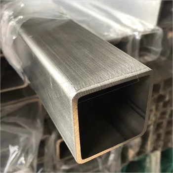 Firkantet stålrør 3mm rustfri firkantet rør af metal rør rektangulære