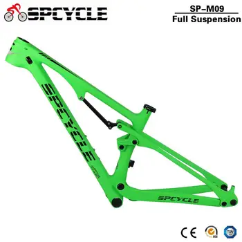 Spcycle XC Carbon Full Suspension Ramme 27.5 er 29er Mountainbike Fuld Suspension Ramme 148*12mm Øge MTB Frame 27.5+ BB92