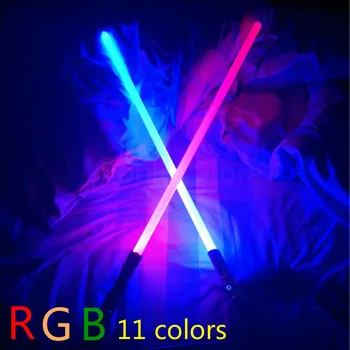 Rgb-11 Farve Lyssværd Metal Sværd Rgb Laser Sværd Farve Skiftende Rollespil Lys Toy Kreative Udendørs Legetøj Sværd