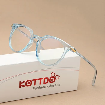 2019 Nye Læsebriller Unisex Retro Runde Briller Stelgeometri Optiske Briller Mænd Gennemsigtige Briller Til Kvinder