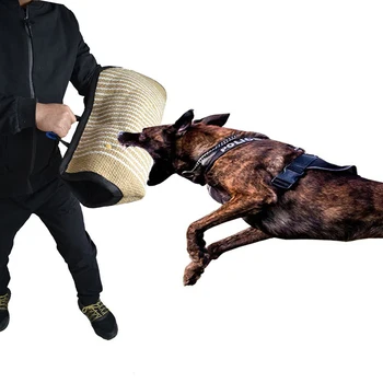 Stor Hund Uddannelse Bid Ærmer Pet Slæbebåde Toy Arm Beskyttelse Ærme For Unge Hunde Politiets Arbejde Tyske Shepherd Tilbehør Supllies