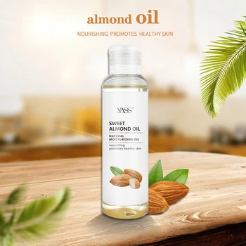 100 ml Økologisk Naturlig Sød Mandel Olie Face Care Essential Oil Hair Treatment Ren Kokos Olie til Hud, Krop Massage Spa-Olie