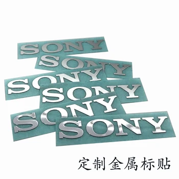 Nye mode, DIY dekoration SONY Sony kamera, lyd Mobiltelefon, computer mærkat metal label 4x0.7cm 10stk Gratis fragt