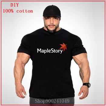 2020 Nye MapleStory Canada Print tshirt mænd Casual Sommer T-Shirt camisa Plus size Tee T-shirt, Løse Toppe hombre camiseta