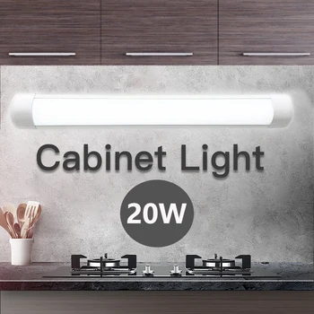 High Power Led køkkenet Under Skabene Led Bar Lys 20W T5 Rør 500 mm 300 mm Væg Lampe 220V Garderobe Skab Home Decor Belysning