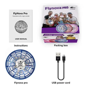 Flynova Pro Spinner med LED-Lys 360 Rotation Mini Drone Gave Flynova Pro Spinner med LED-Lys 360 Rotation Mini Drone Gave
