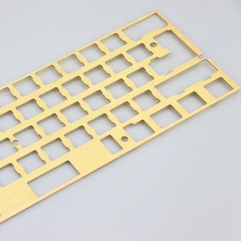 Mekaniske Tastatur Cnc 60 Messing Positionering Plade Understøttelse af ISO-ANSI for GH60 Pcb 60% Tastaturet DIY