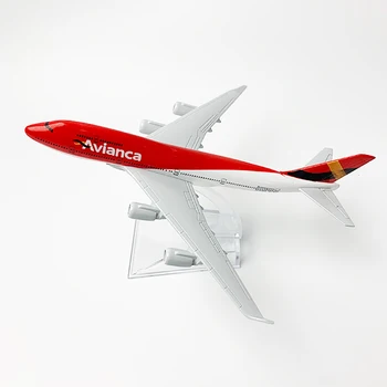 1/400 Skala Legering Fly Boeing 747 Colombia Airlines, Avianca 16cm Legering Fly B747 Model Legetøj, som Børn Børn Gave Samling