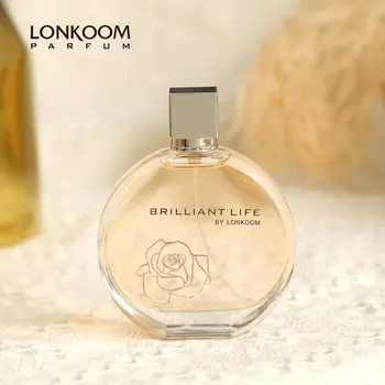 LONKOOM Oprindelige Parfume til Kvinder Floral-frugtagtig Aroma Kvinders Eau De Parfum Spray Strålende Liv 100ml Langvarig Duft