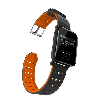KLW A6 Bluetooth Smart ur Farve Skærm, Vandtæt Smart Band-puls, Blodtryk Moniter Smart Armbånd-Armbånd