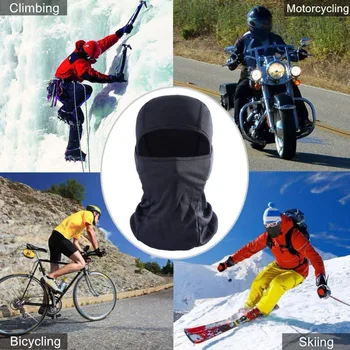 Udendørs Cykling Elefanthue Full Face-Maske Cykel Opbevaring Cykeltur Snowboard Sport Hovedbeklædning Hjelm Liner Varm Maske Vinter Neck Guard
