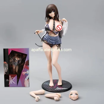 27cm Anime Figur Våd JK illustration af Matarou Sexet Anime Figur DAIKI Mataro Våd JK Kuromine Aya Sexy Girl Action Figur Legetøj