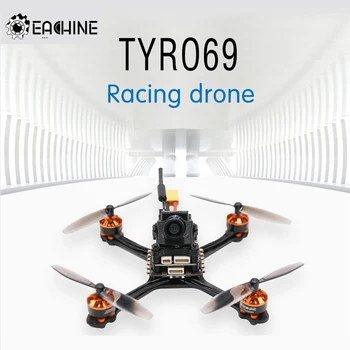 Eachine Tyro69 105mm 2,5 Tommer 2-3S DIY FPV Racing Drone w/ Caddx Beetle V2 1200TVL ALT-i-VTX Kamera 1104 8600KV Børsteløs Motor