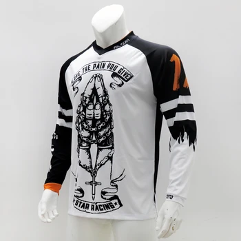 Ånd Velsignelse Pro moto Jersey mountainbike beklædning MTB T-shirt DH MX cykling shirts Offroad på Tværs af motocross Bære