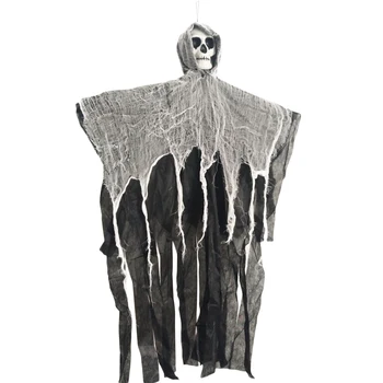 Kraniet Halloween Spøgelse Hængende Hjemsøgt Hus Hængende Grim Reaper Horror skræmmende Kostume Hjem Døren Bar Club Halloween Dekorationer