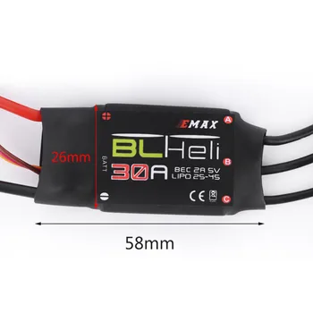1stk EMAX 30A BLHeli BL Brushless ESC For F450 S550 X525 Ramme RC Quadcopter Multirotor