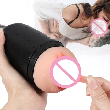 3D Dybt Vaginal Pusholdig Masturbator Til Mænd Deep Throat Realistisk Fisse Lomme Liv Skimmel Køn Produkt For Voksne