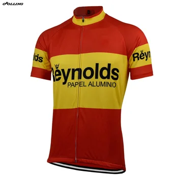 Multi-Vælger KLASSISK Retro New Road, Mountain Race Team Cycling Jersey Customized Top OROLLING