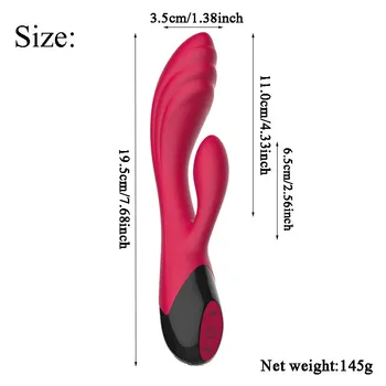 G spot Rabbit Vibrator Sex Legetøj Til Kvinder Dual Vibration Vagina, Klitoris Kvindelige Onani Voksne Produkt Dildo Vibratorer