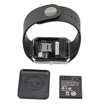 Kontakt GT08 Smart Ur mænd SIM-Kort Opkald Telefon med Kamera, Smart Ur Armbånd til Måling af Blodtryk puls