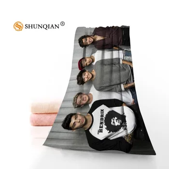 Custom One Direction Håndklæder Microfiber Stof Populære Ansigt Håndklæde/Badekar Håndklæde Size Print dit billede