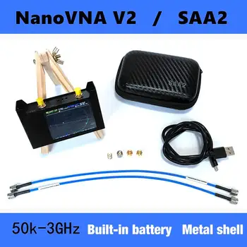 50KHz~3GHz VNA 2,8 tommer LCDHF VHF-UHF UV-Vector Network Analyzer Antenne Analyzer 50MAh Batteriet Antenne Analyzer Med EVA Taske