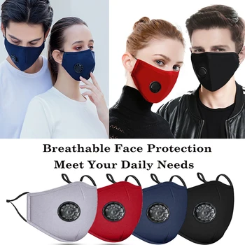 4stk Genanvendelige Vaskbar Bomuld Maske Anti-støv Mode Maske Anti-tåge, Støv, Anti-industrielle Støv Ansigt Dække Mascarillas Mondkapjes