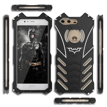 Aluminum Armor Bat Sagen For Huawei P40 Pro P40 Lite P30 Pro Tilfælde Dække Iron Man Telefonen Shell Skin Taske