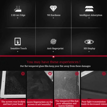 Anti-Ridse Hærdet Glas Til Xiaomi Mi Pad 4 Plus Tablet Skærm Protektor 9H Protector Glas Til Mi Pad 4 Plus 10.1 8 Glas