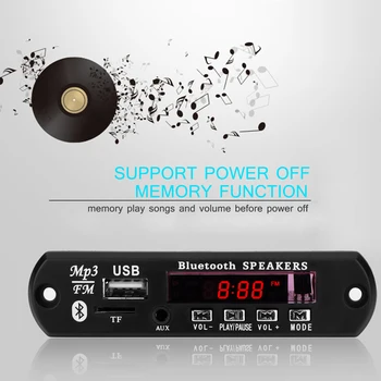 Onever Draadloze Bluetooth Fm-zender Bilsæt Speler 12 V MP3 WMA-Dekoder yrelsen Lyd Modul USB-TF Auto Accessoires Radio