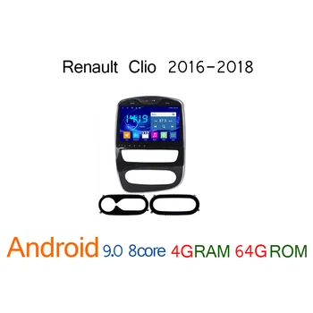 4G+64G auto multimedie-afspiller til Renault Clio android 2016 2018 autoradio GPS-navigator, DVD, stereo bil radio coche lyd touch