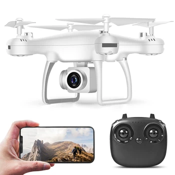 Drone 4k Profesional med Kamera, WIFI RC FPV Quadrocopter Droner luftfotografering Ultra-Lang Levetid Aftagelig Kamera Dron Toy
