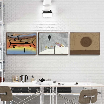 Boligmontering Art Wall Billeder Fra Stue Plakat Print På Lærred Malerier Paul Klee Schweiz Abstrakt 3