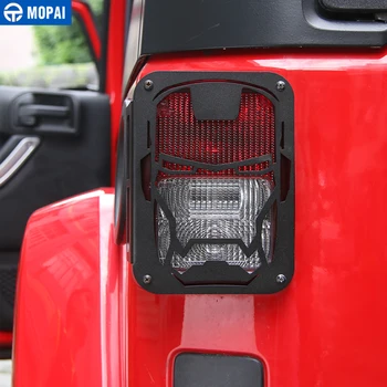 MOPAI Lampe Emhætter til Jeep Wrangler 2007+ Metal Bil Bageste baglygte Lampe Vagt Dækning for Jeep Wrangler JK Bil Styling Tilbehør