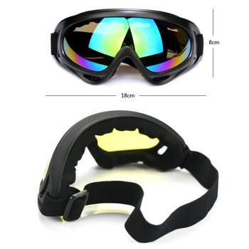 Ski Goggles Sne Snowboard Briller med Anti-fog Briller UV-Beskyttelse Udendørs Cykling Briller vintersport, Skiløb Skate Mænd Kvinder