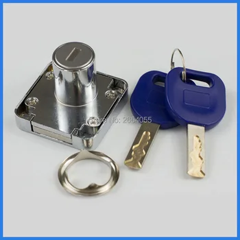 5 stk 22mm cylinder meget populære skuffe lås fremvise kabinet lås med samme nøgler